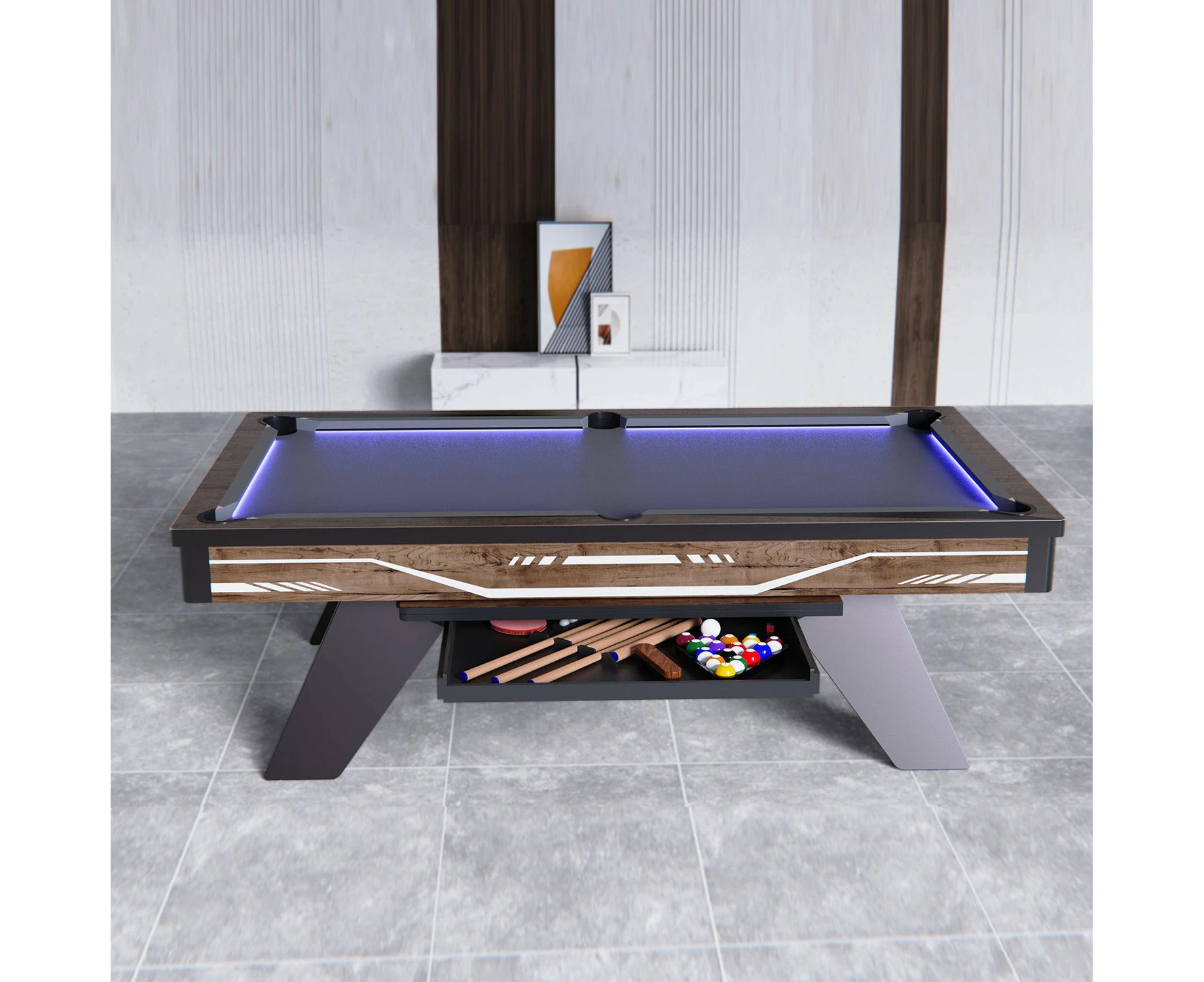 Cooma Dining/Office Pool Table-8FT 3IN1