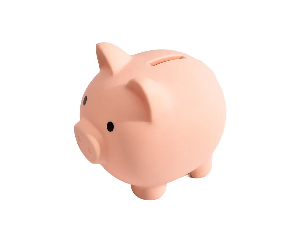 Plastic piggy bank coin piggy bank，XXN for girls and boys (1pc pink) piggy bank pink