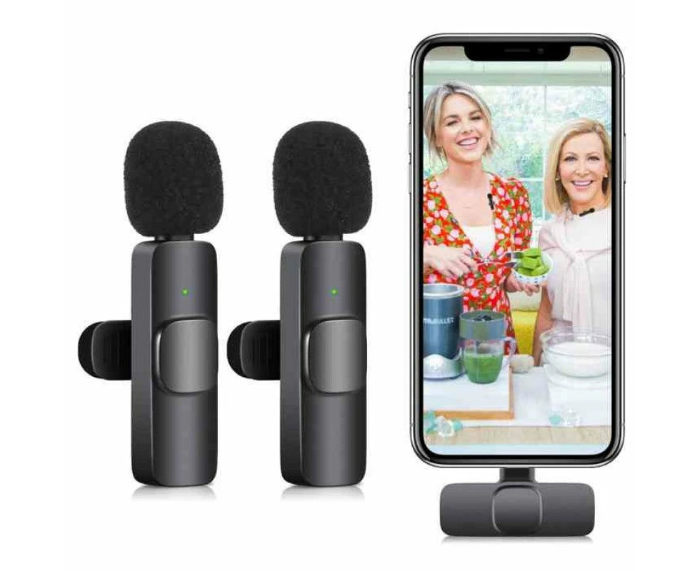 Twin Pack Lavalier TikTok YouTube video recoding Mic K11 - Android Type C