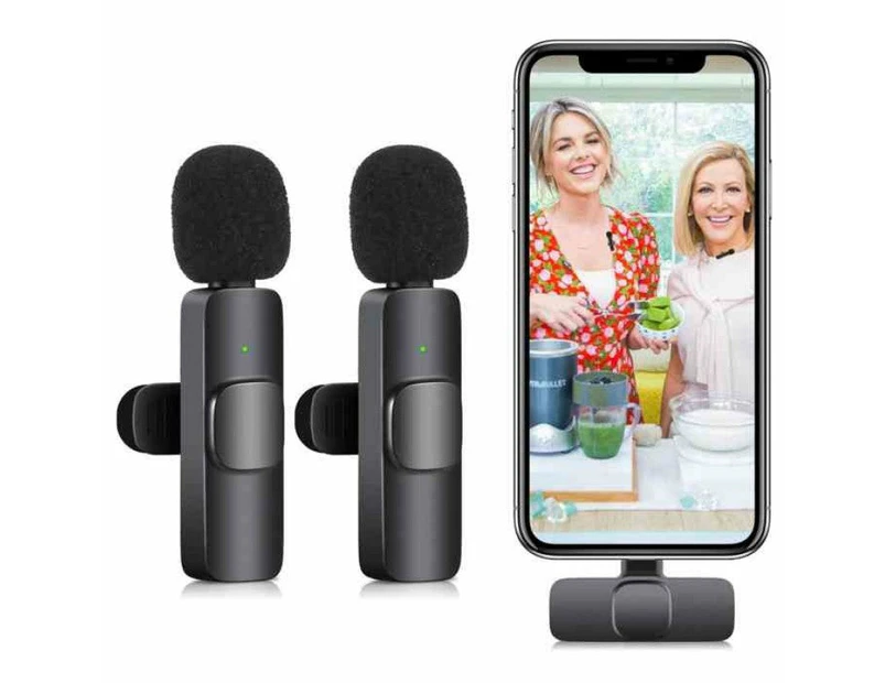 Twin Pack Lavalier TikTok YouTube video recoding Mic K11 - Android Type C