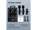 Twin Pack Lavalier TikTok YouTube video recoding Mic K11 - Android Type C