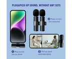 Twin Pack Lavalier TikTok YouTube video recoding Mic K11 - Android Type C