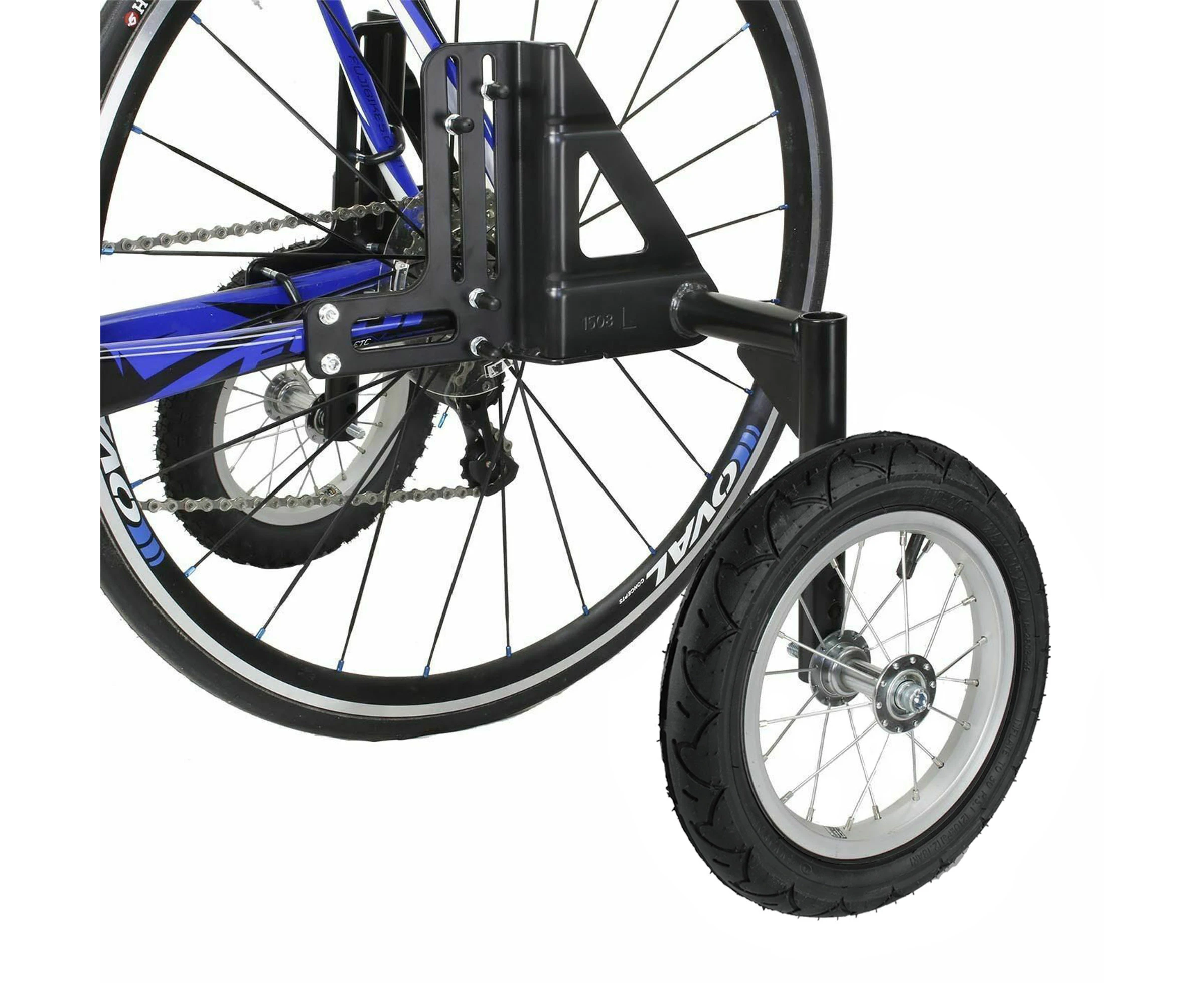 CyclingDeal Adjustable Adult Bicycle Bike Stabilizers Training Wheels Fits 24" to 29" - Quality Heavy Duty