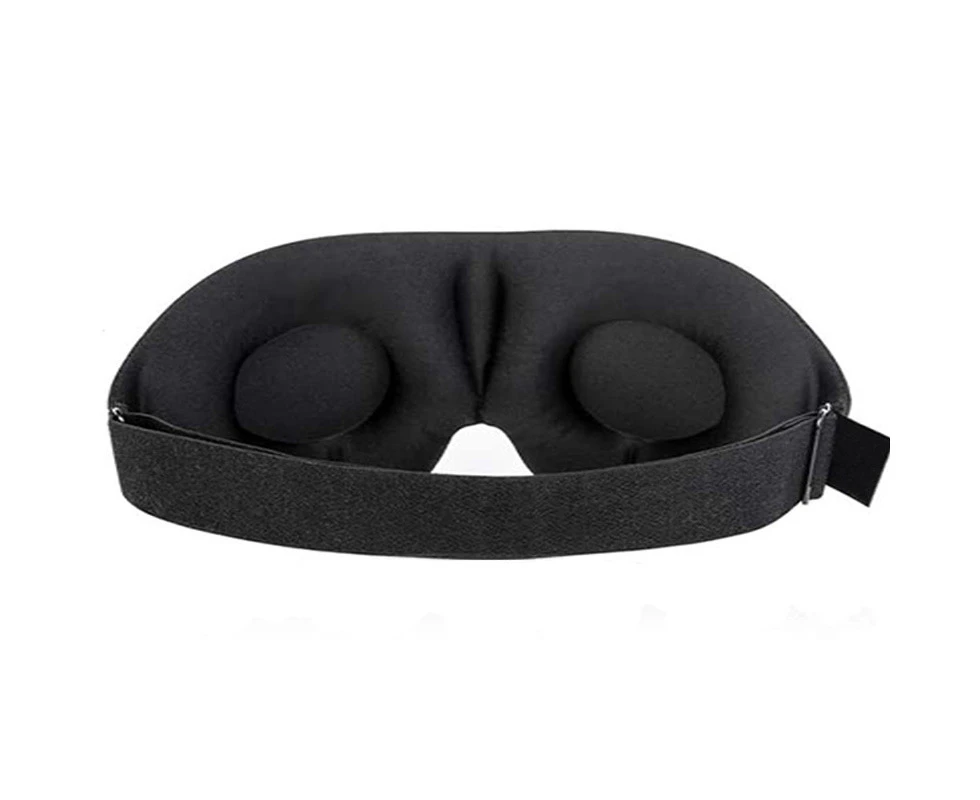 Sleep Eye Mask for Men Women, 3D Contoured Cup Sleeping Mask & Blindfold, Concave Molded Night Sleep Mask, Block Out Light, Soft Comfort Eye Shade Cover fo