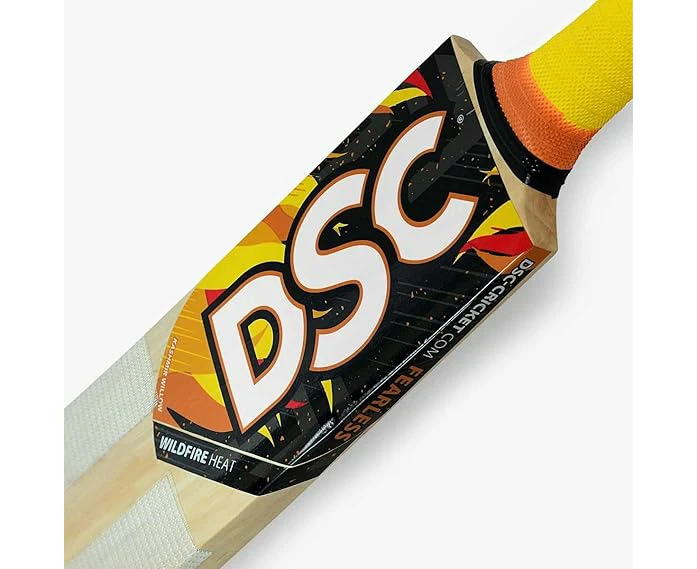 DSC Wildfire Heat Kashmir Willow Cricket Bat Size: SH