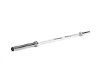 Costway 2.2M Olympic Weight Bar Steel Weighted Workout Bar Home Gym Silver