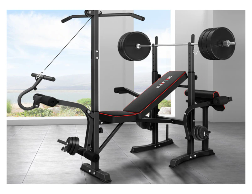 BLACK LORD Weight Bench 14in1 Press Multi-Station Fitness Home Gym Equipment