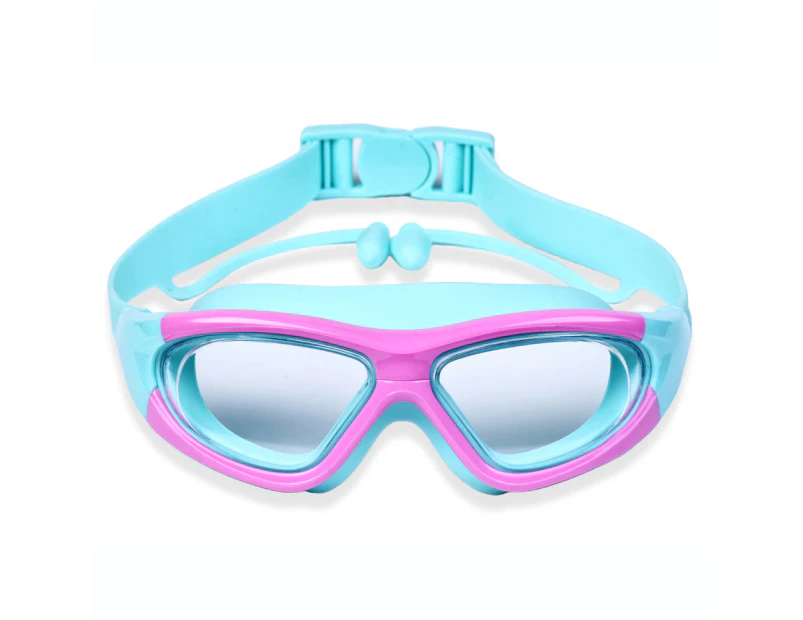 Anti-Fog Children Swimming Goggles No Leaking Adjustable Diving Swim Glasses Kid - RoseRed