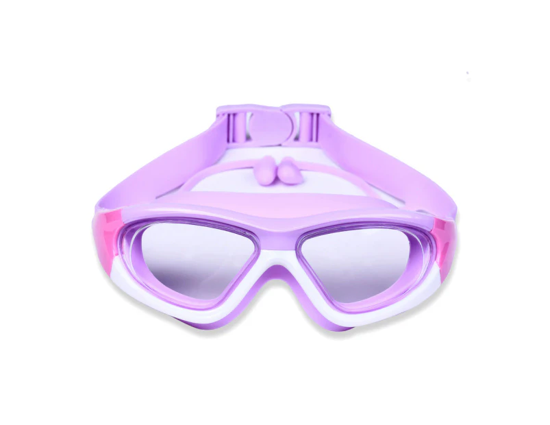 Anti-Fog Children Swimming Goggles No Leaking Adjustable Diving Swim Glasses Kid - Purple