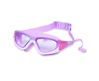 Anti-Fog Children Swimming Goggles No Leaking Adjustable Diving Swim Glasses Kid - Purple