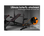 BLACK LORD Weight Bench 14in1 Press Multi-Station Fitness Home Gym Equipment