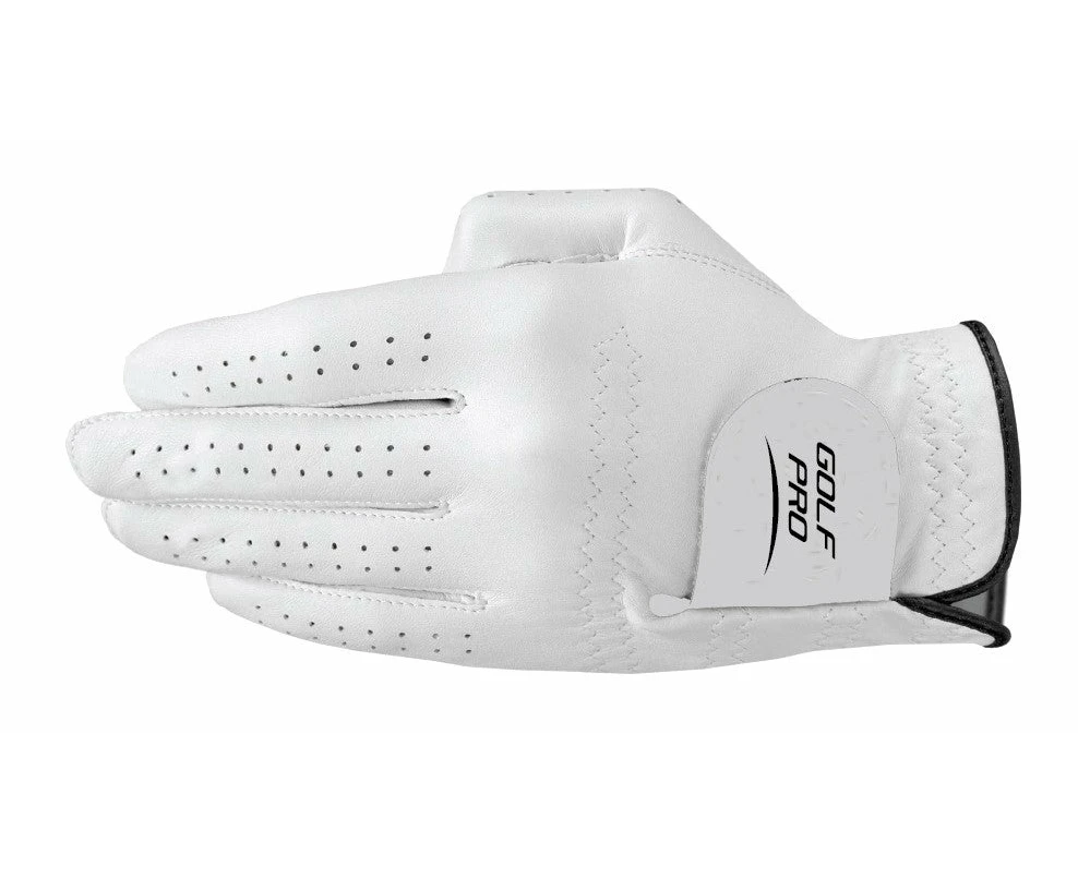 Golf Pro Tour - Mens Full Cabretta Leather Golf Gloves - All Sizes - Right Hand