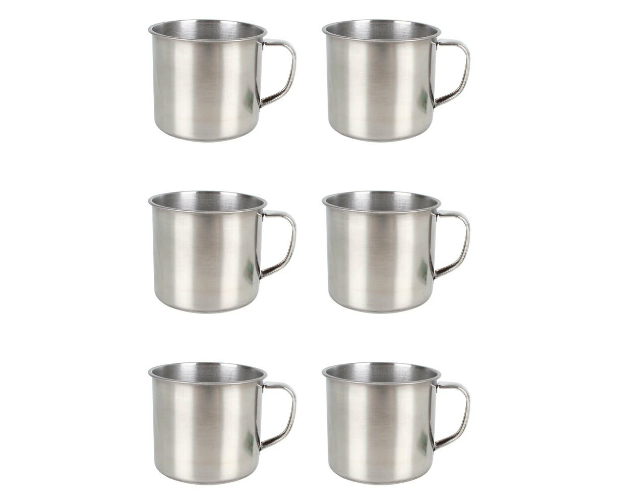 6x Cockatoo Camping Stainless Steel Durable Travel Mug Insulated 350ml