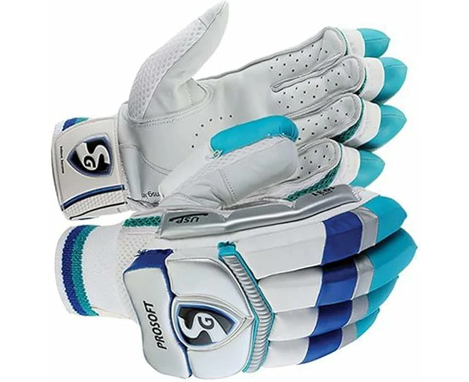 SG Prosoft Cricket Batting Gloves  Multicolor  Size: Junior  For Right-Hand Bats