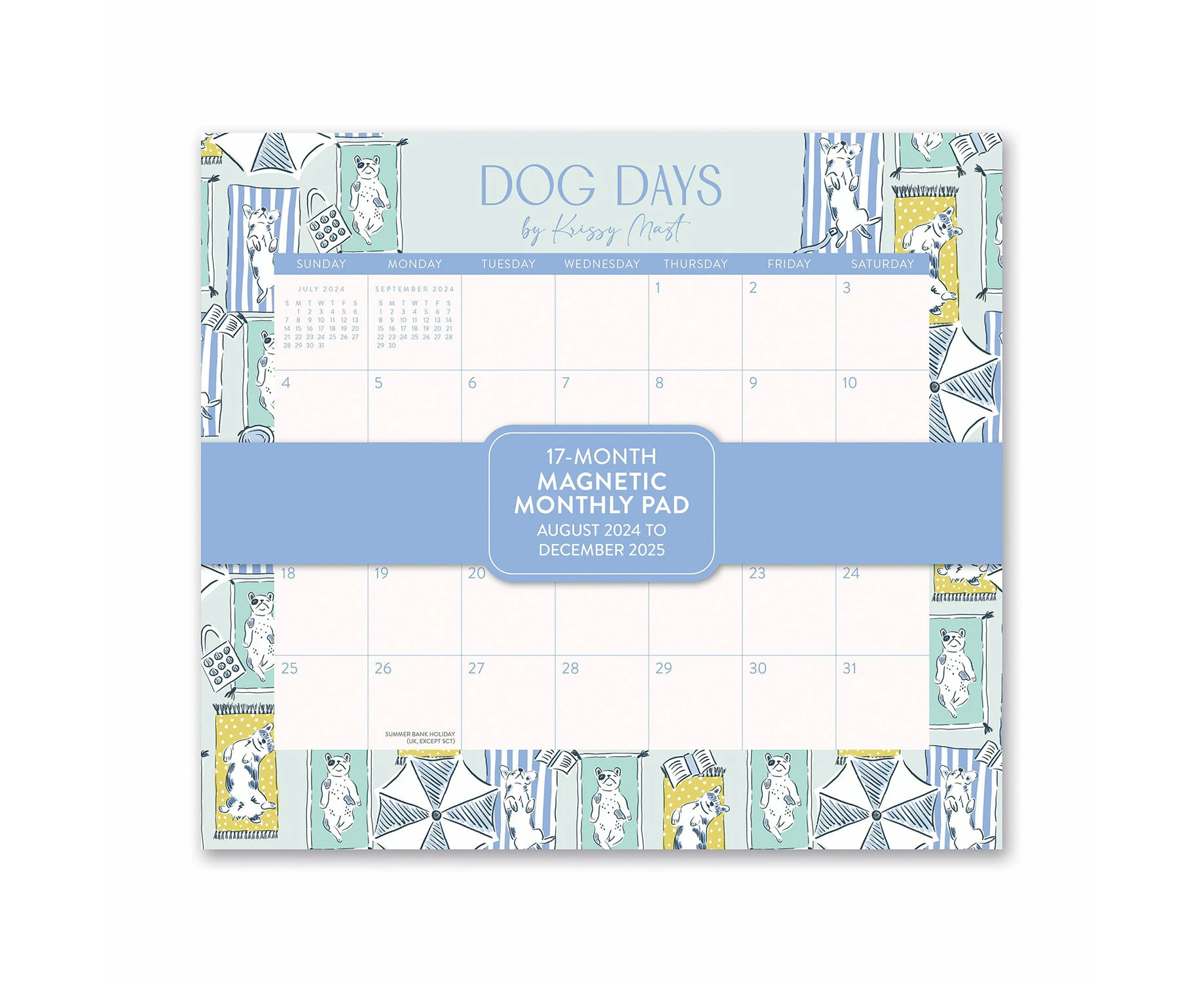 2025 Dog Days Magnetic Wall Calendar