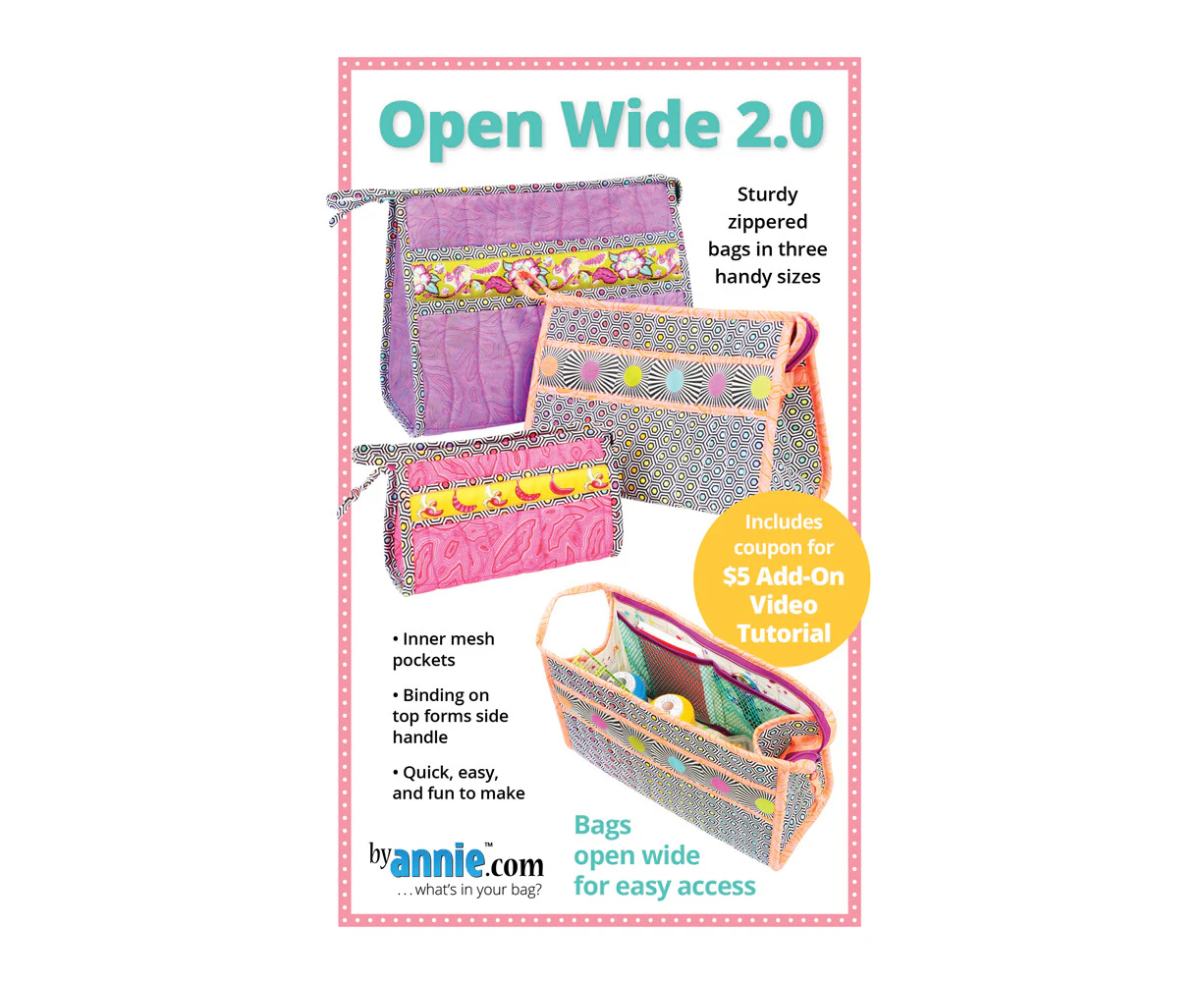 Quilting Sewing By Annie Open Wide 2.0 Pattern Only