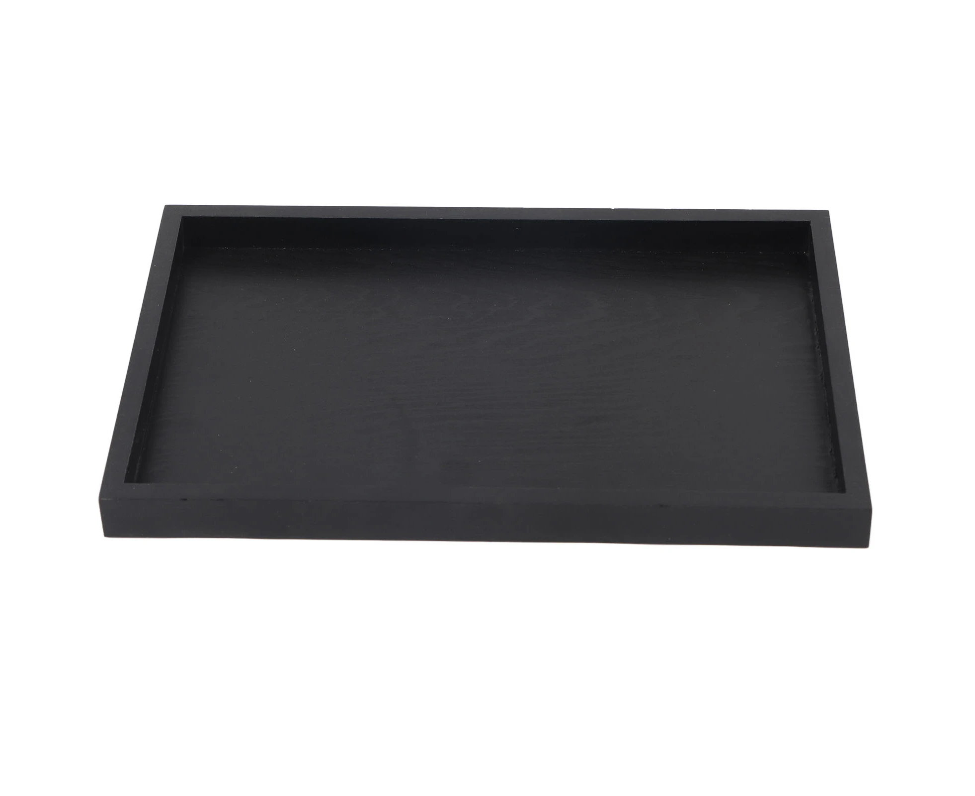 Rectangle Shape Solid Wood Tea Coffee Snack Food Serving Tray Plate Restaurant Trays 25*18*2cm