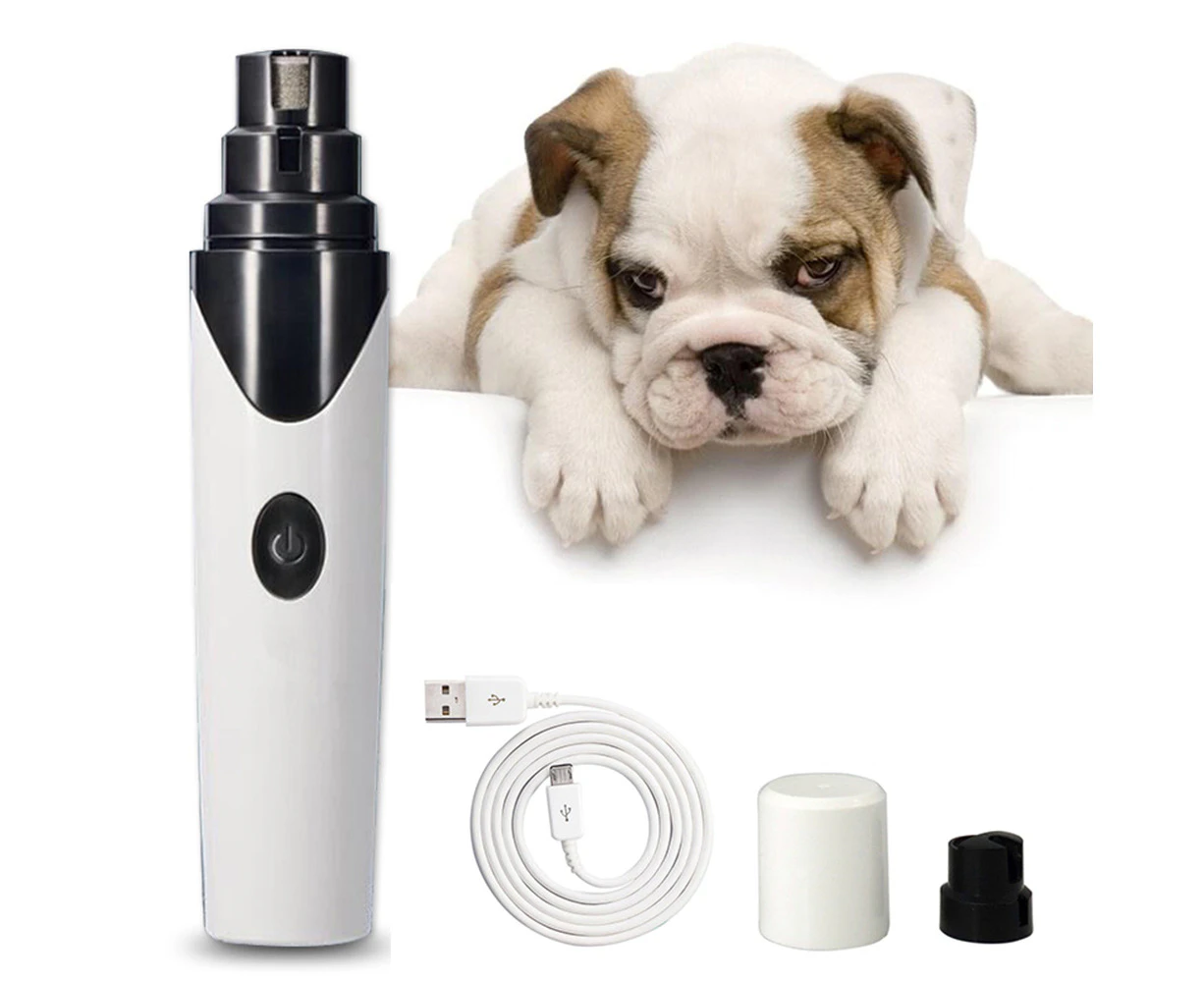 Electric Cordless Pet Nail Grinder/Trimmer for Large Medium Small Dogs and Cats