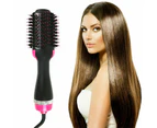 2Pcs 3 in 1 Pro Salon One-Step Hair Dryer and Volumizer Oval Brush Design