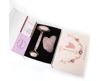 Rose Quartz Roller And Gua Sha Set