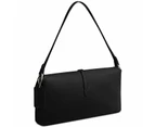 Coach Hamptons Small Leather Shoulder Bag - Lh/black