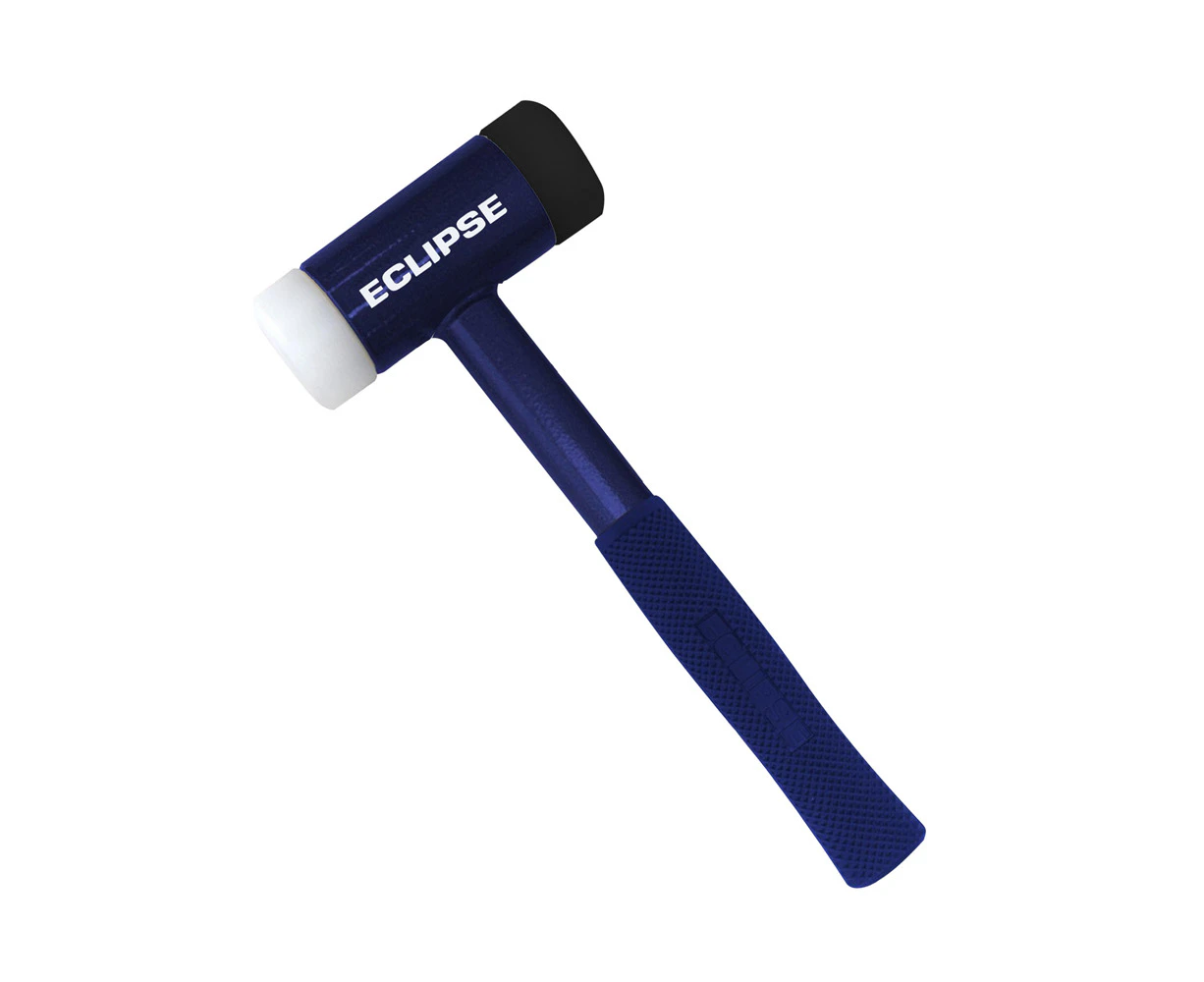 Eclipse Pro Tools Soft Face Deadblow Hammer 40mm Nylon/PVC Tips Strike Tool 830g