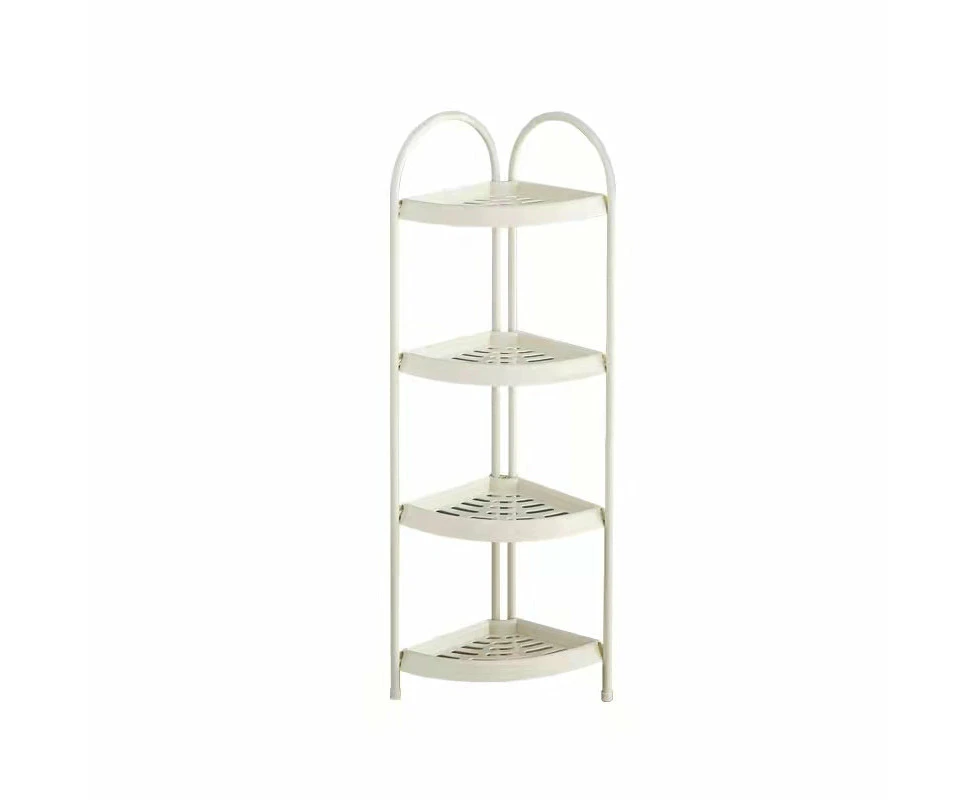 Shower Corner Shelf White Caddy Bathroom Shelves Organiser Bath Storage Rack 4