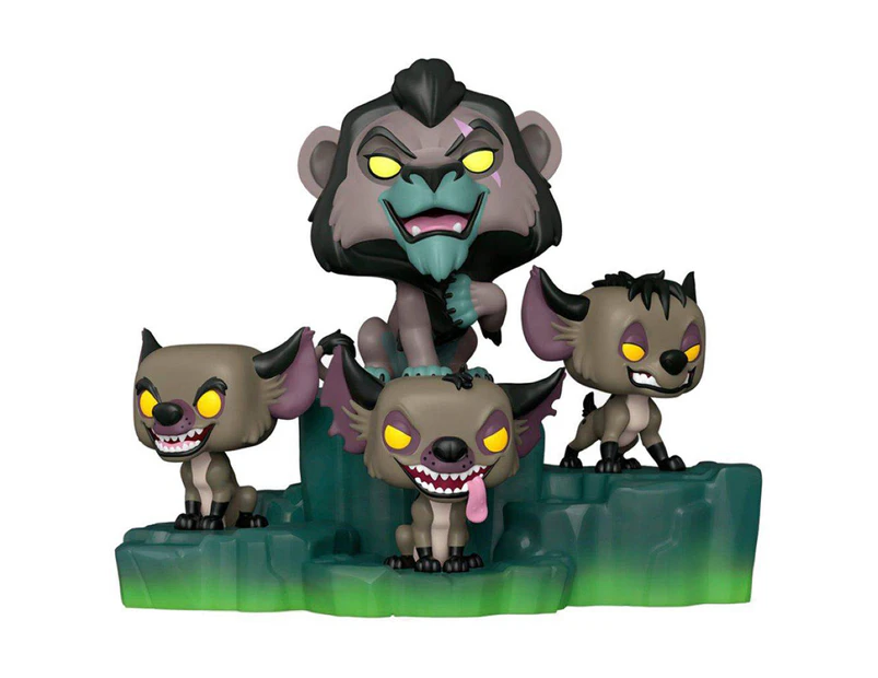 Disney Villain's: Assemble Scar with Hyenas Deluxe Diorama Funko POP! Vinyl