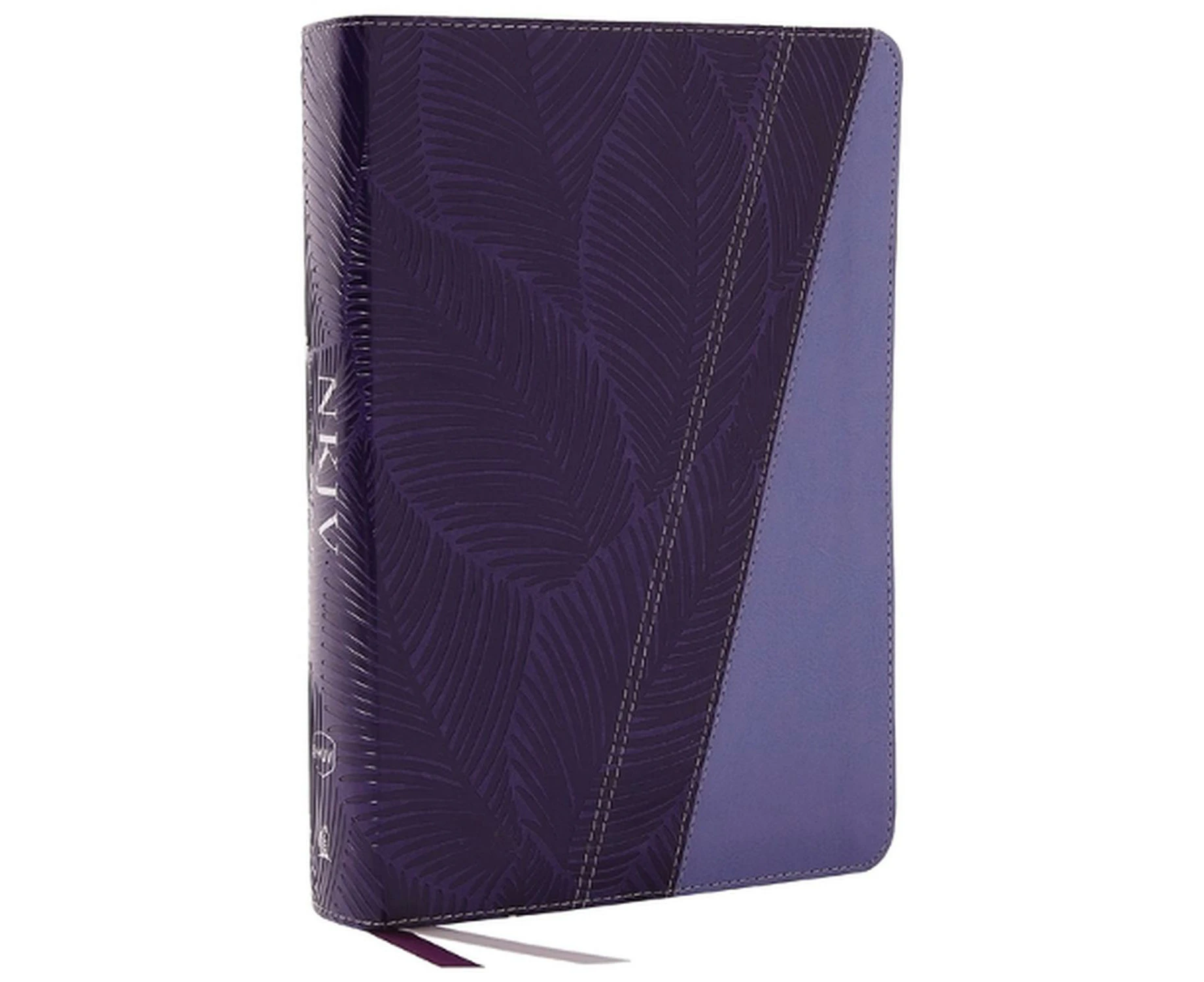 NKJV Study Bible, Leathersoft, Purple, Full-Color, Thumb Indexed, Comfort Print