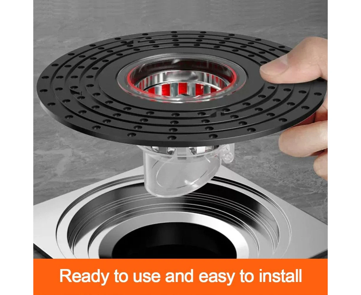 Portable Self-Closing Anti-odor and Insect Proof Floor Drain Core Bathroom Toilet Sewer Anti Blocking Filter