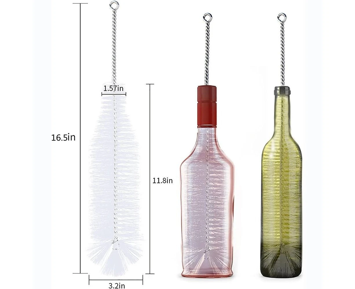 1PC Bottle Brush Especially for Cleaning All Kinds of Narrow Neck Wine Bottles, Beer Bottles, Soda Bottles, Spray Bottles