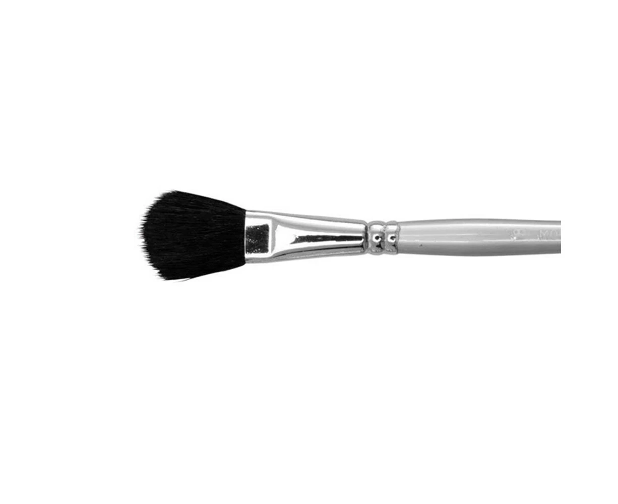 Jasart Hangsell Goat Hair Mop Brush For Blending Watercolour Paint Size 24 Black