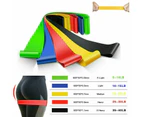 5pcs Resistance Latex Loop GYM Fitness Exercise Yoga Training Booty Band Elastic