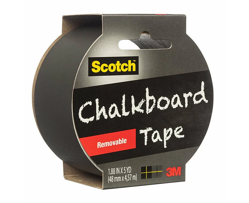 Scotch Chalkboard Tape 48mmx4.57m Chalk Board