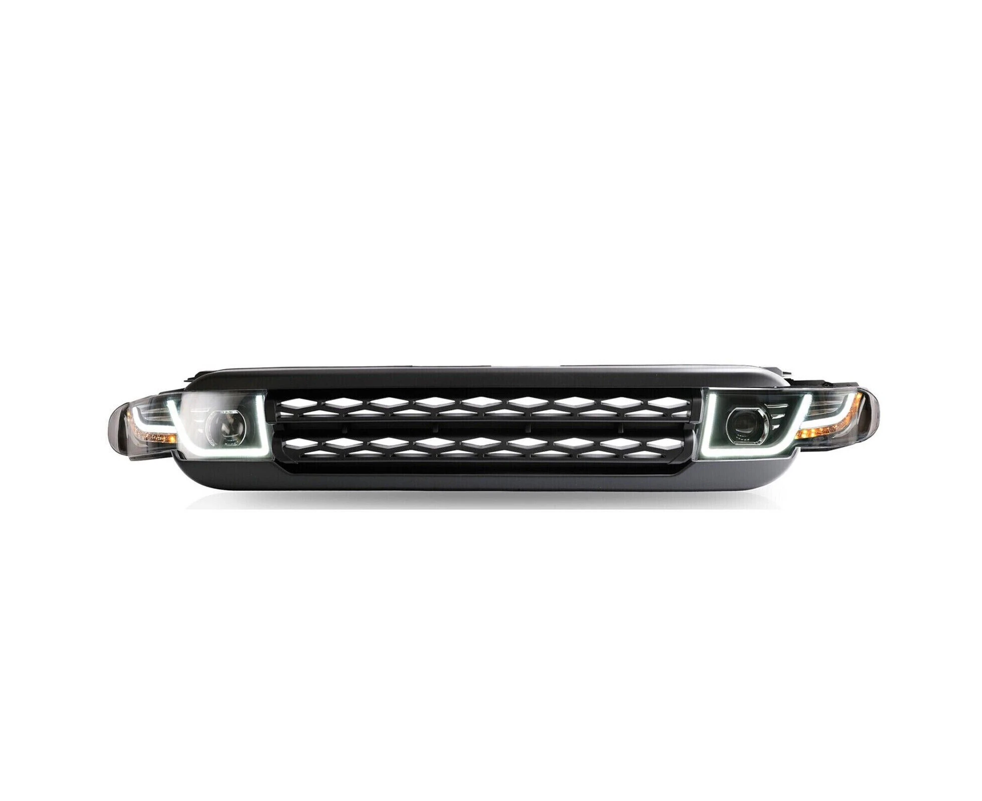 Black  Headlights  For 2007-2015 Toyota FJ Cruiser