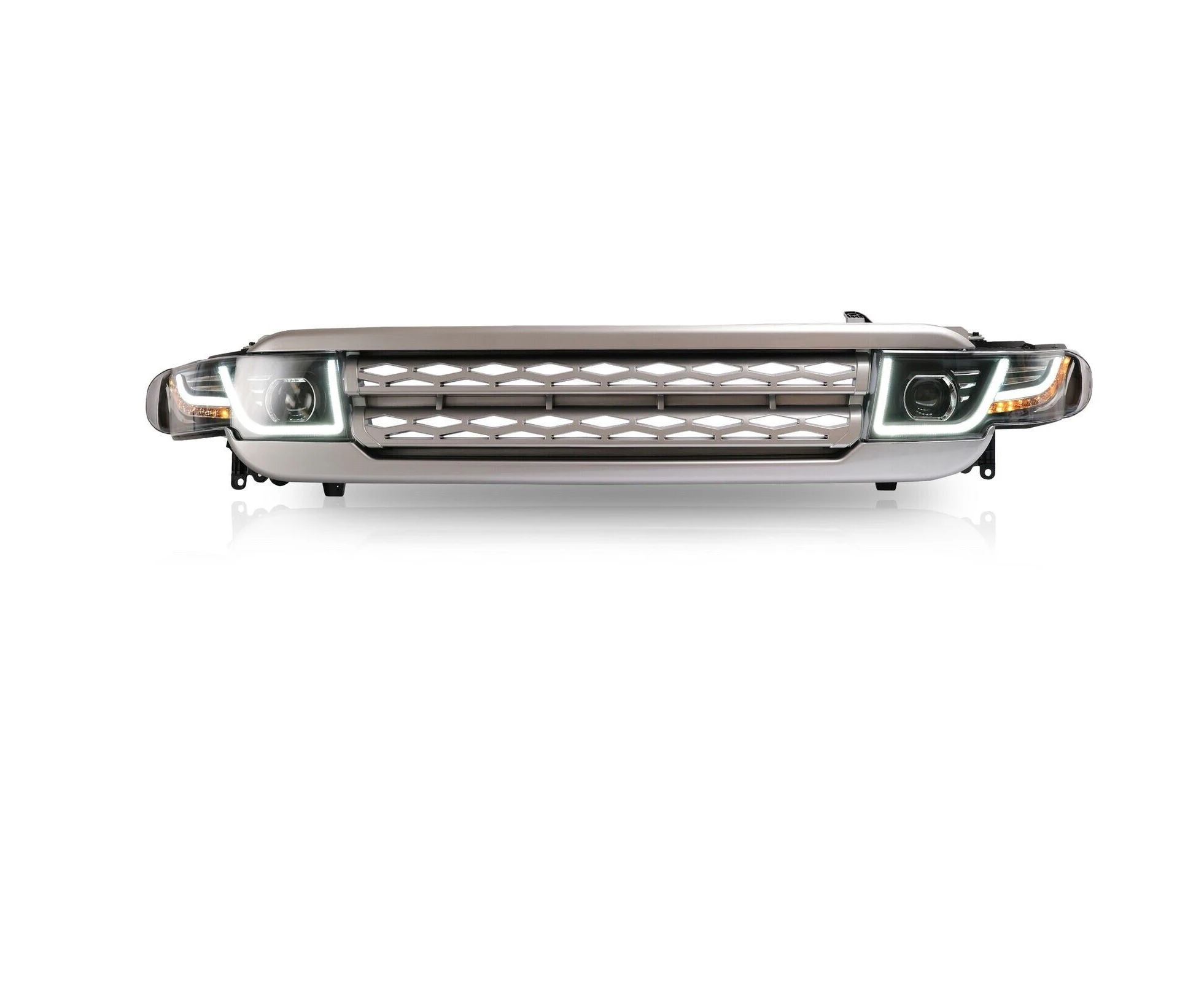 Silver  Headlights  For 2007-2015 Toyota FJ Cruiser