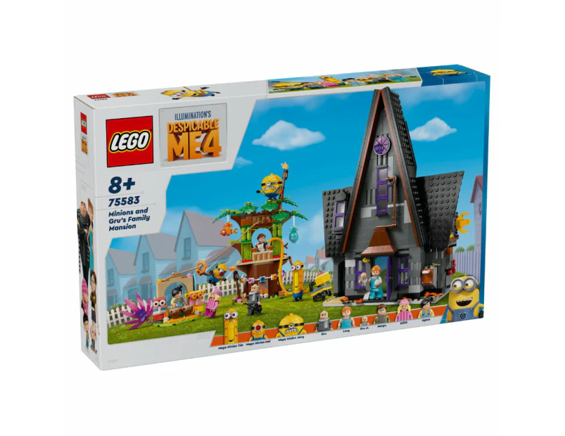 LEGO® Despicable Me Minions and Gru's Family Mansion 75583