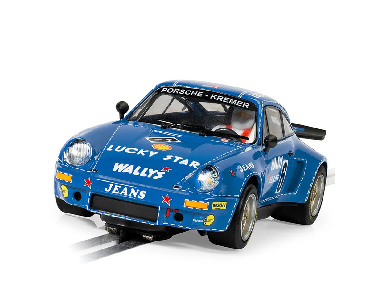 Scalextric 1:32 Scale Porsche 911 Carrera Rsr 3.0 Wallys Jeans Slot Car C4398