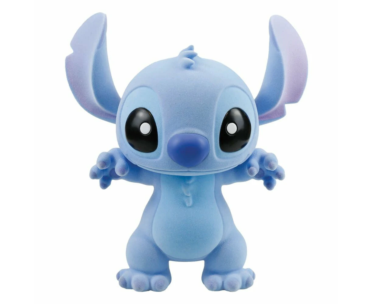 Disney Gifts -'Stitch' Flocked Figurine, PVC, Blue, 19cm Height