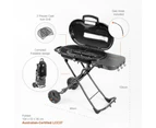 Portable Gas BBQ Grill On Wheels