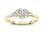 Genevive Heart 'I Love You' Promise Ring