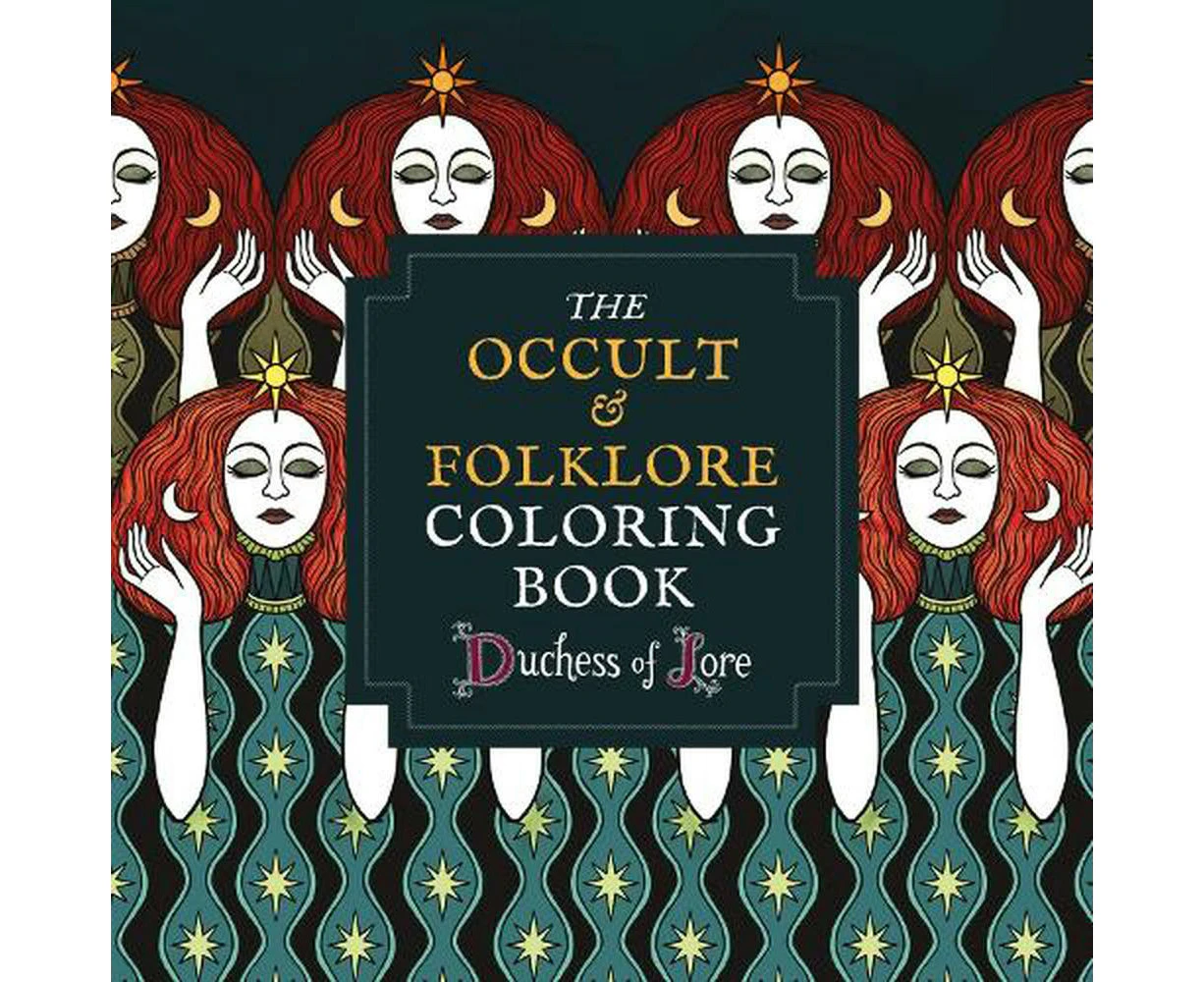 The Occult & Folklore Colouring Book