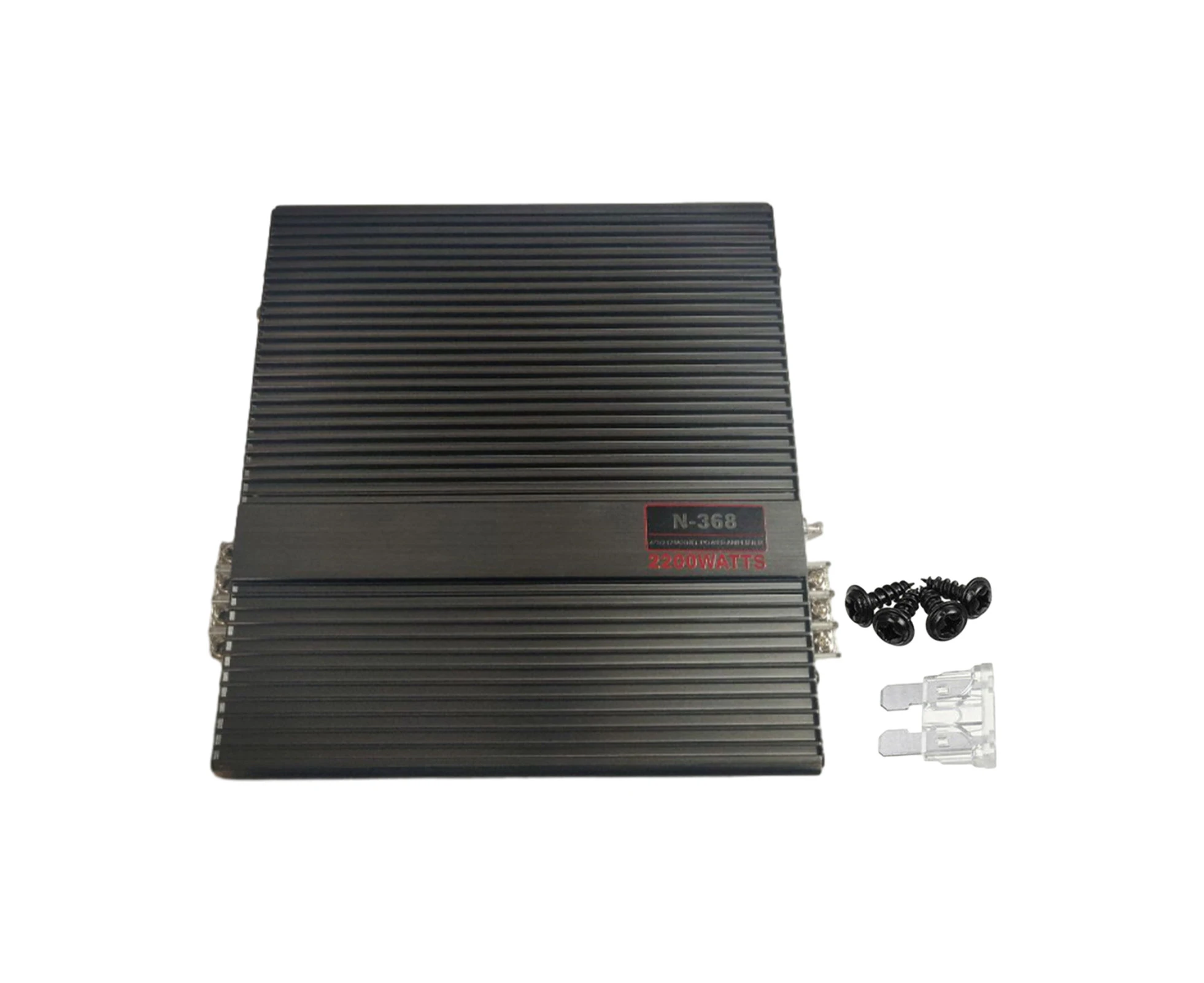 2000W 12V 2 Channel Car Amplifier Short Circuit Protection Aluminum Alloy Stereo Power Amp Sub Woofer Adjustable Amplifiers