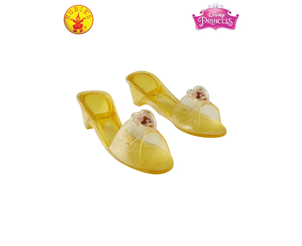 Rubie's Licensed Belle Jelly Shoes Dress Up Accessory Size 3+