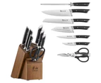 Cangshan 8 Piece Kitchen Knife Block Set Full Tang German Steel Chef Knives Scissors