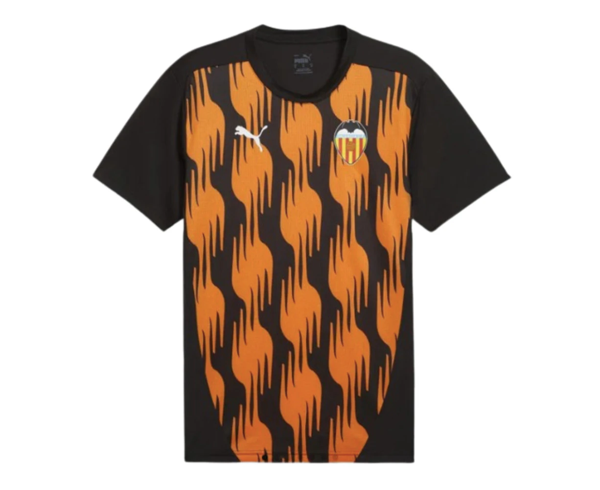 2024-2025 Valencia Pre-Match Shirt (Black)