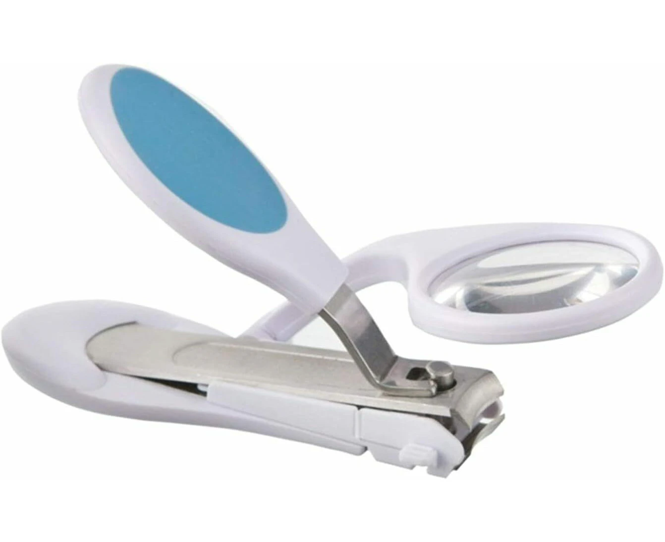 Nail Clipper with LED Magnifying Lens LED Light Wide Non- Slip Grip Fingernail