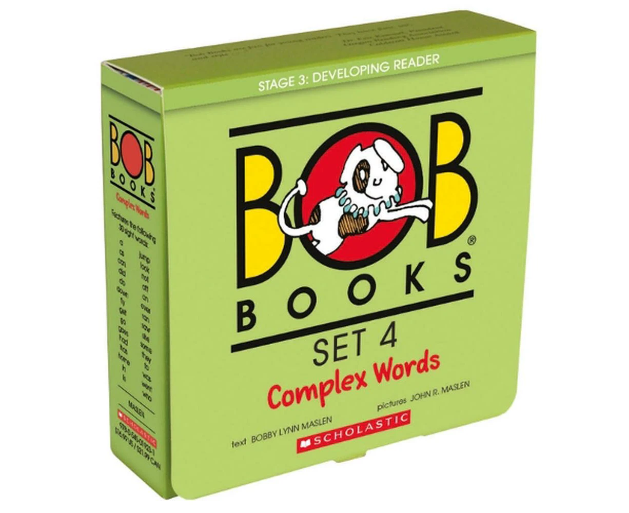 Bob Books: Set 4 Complex Words Box Set (8 Books)