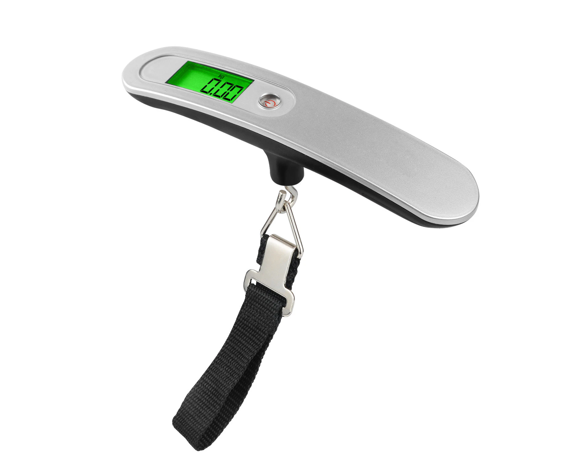 TODO 50Kg Portable Luggage Scale Lcd Display 10G Graduation Clip Belt Baggage Travel Bag