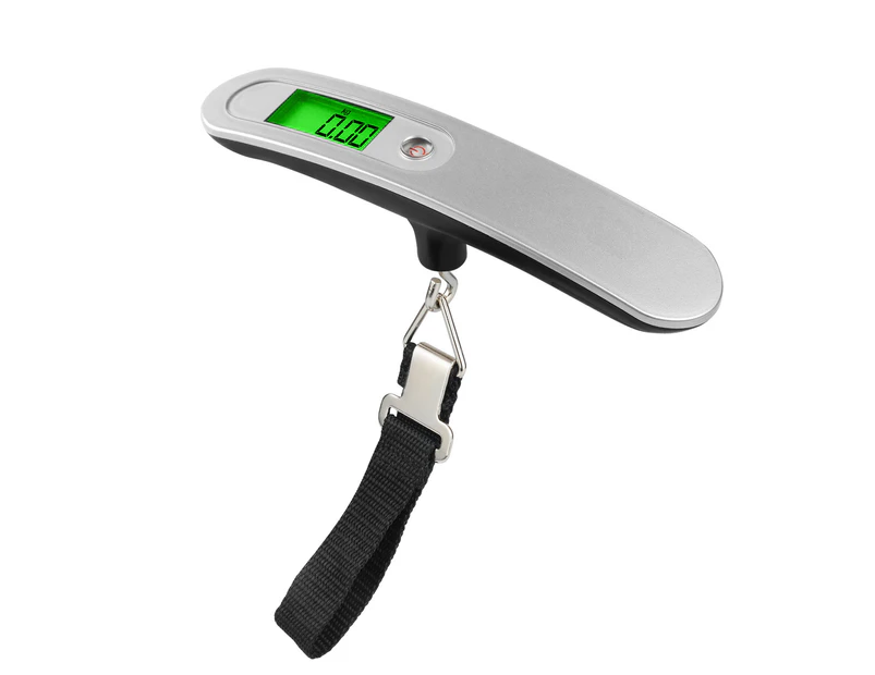 TODO 50Kg Portable Luggage Scale Lcd Display 10G Graduation Clip Belt Baggage Travel Bag